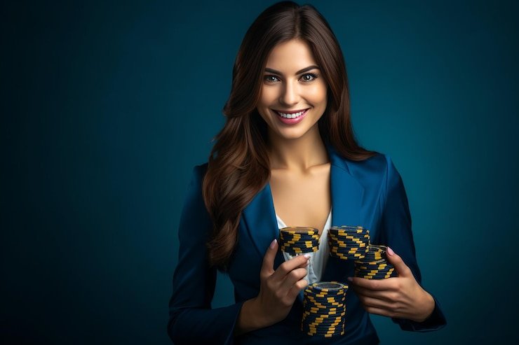 Meja Three Card Poker dengan dealer langsung di studio raja burma88